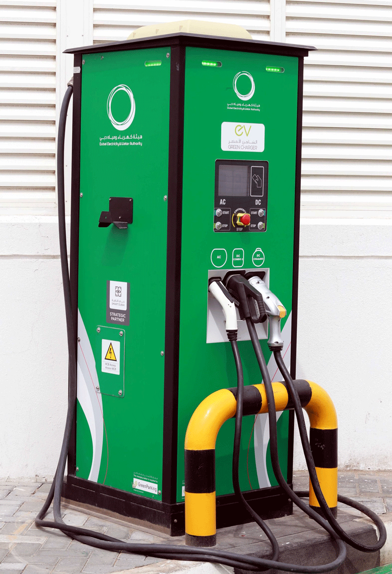 Charge your electric cars at Dubai pumps Emirates 247