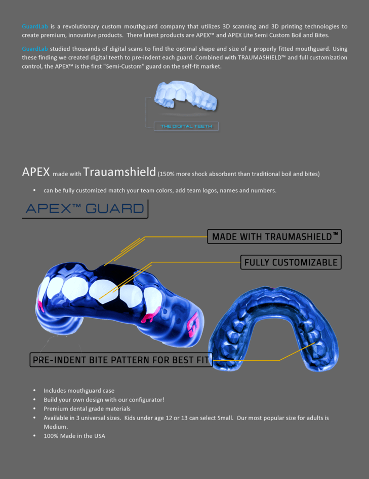 GUARD LAB MOUTHGUARDS OneHockey