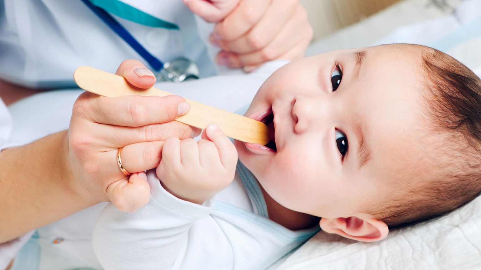 L'angine chez bébé
