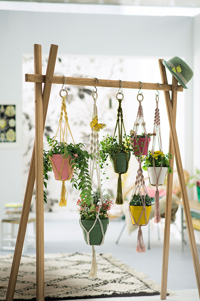 Tuto déco suspensions en macramé Marie Claire