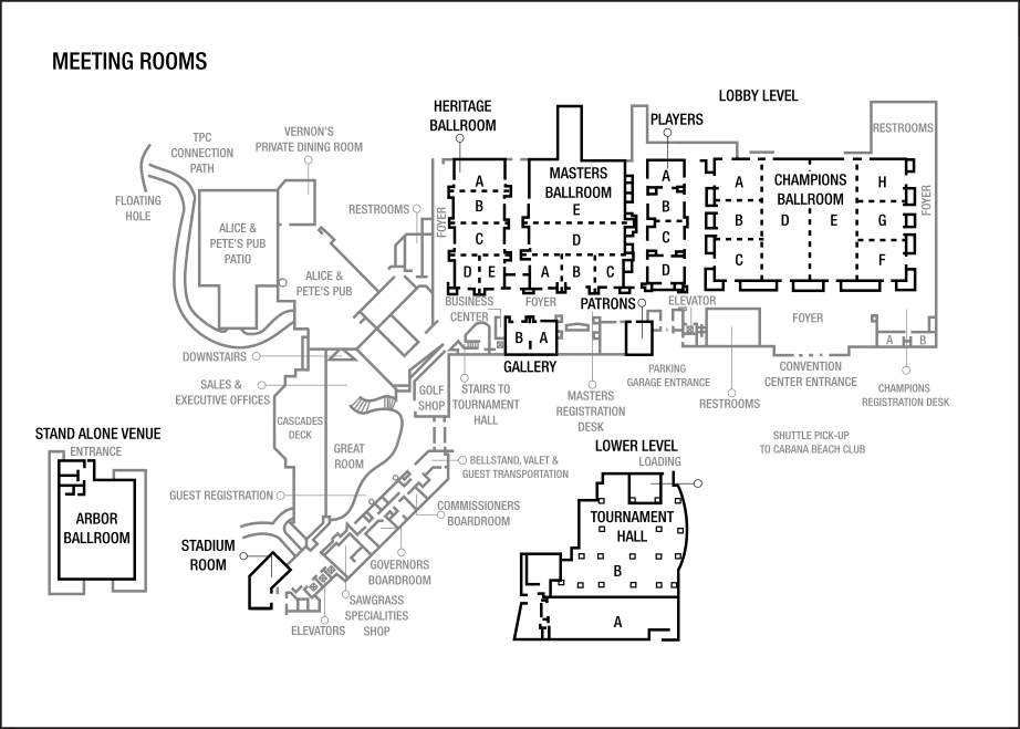 Sawgrass Marriott Resort Map Wedding Venues Ponte Vedra, FL Sawgrass Marriott Golf Resort & Spa