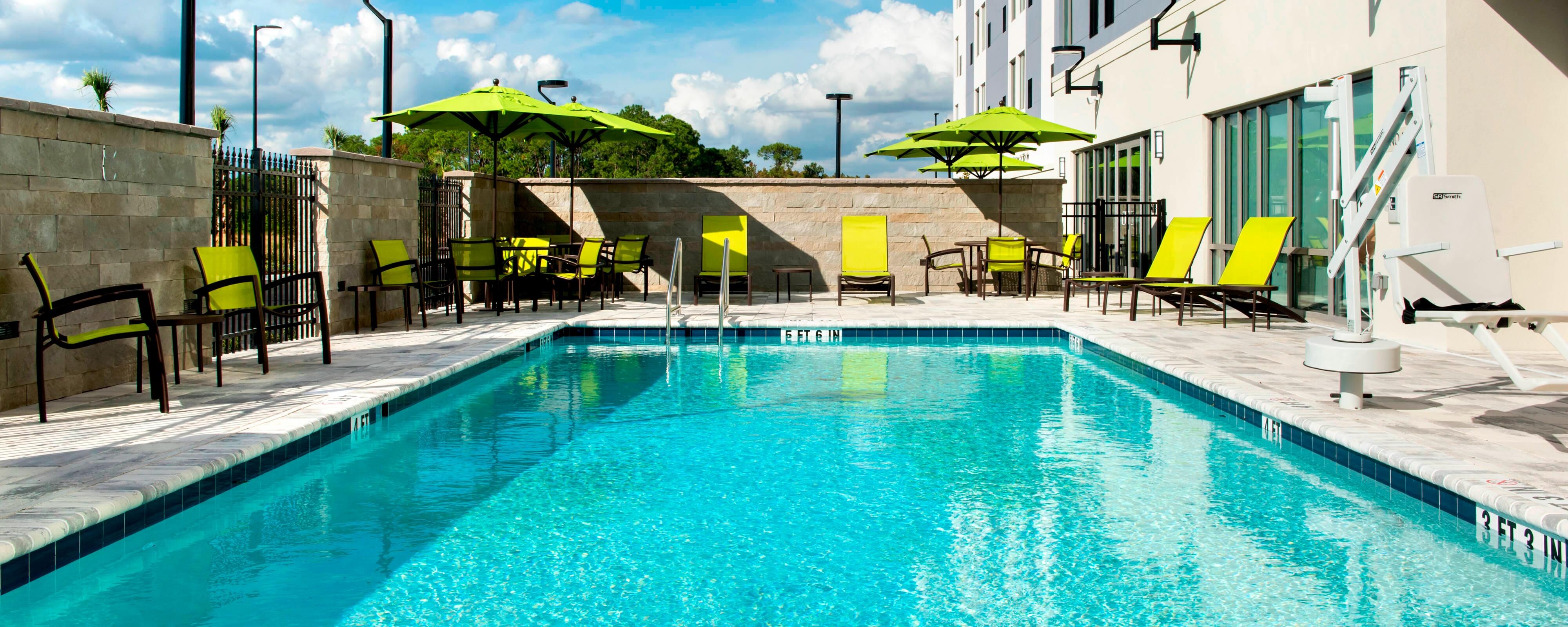 Land O' Lakes Hotels with Outdoor Pool SpringHill Suites Tampa Suncoast