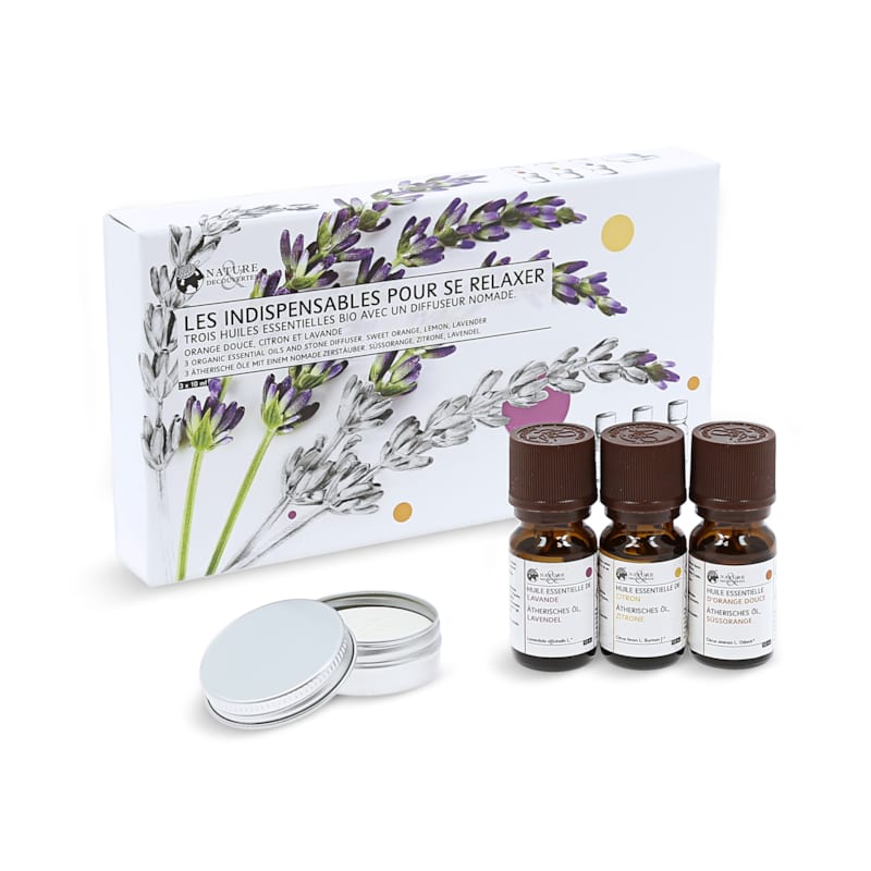 Coffret Pour Se Relaxer Bio 3x10ml Nature Decouvertes