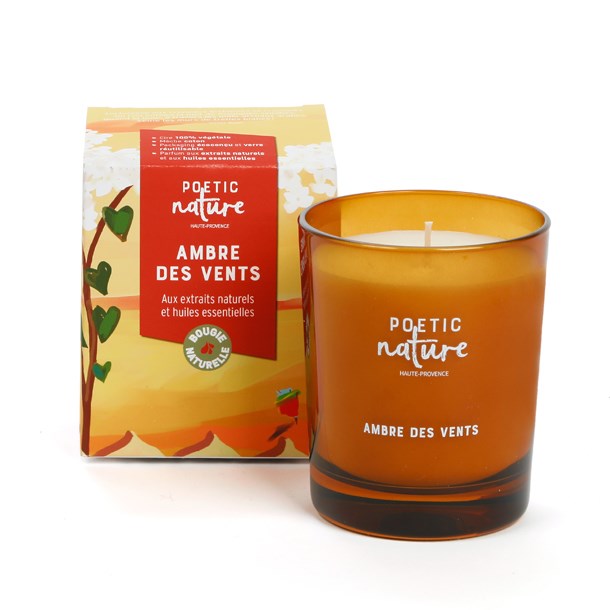 Bougie parfumée Ambre Des Vents Nature & Découvertes