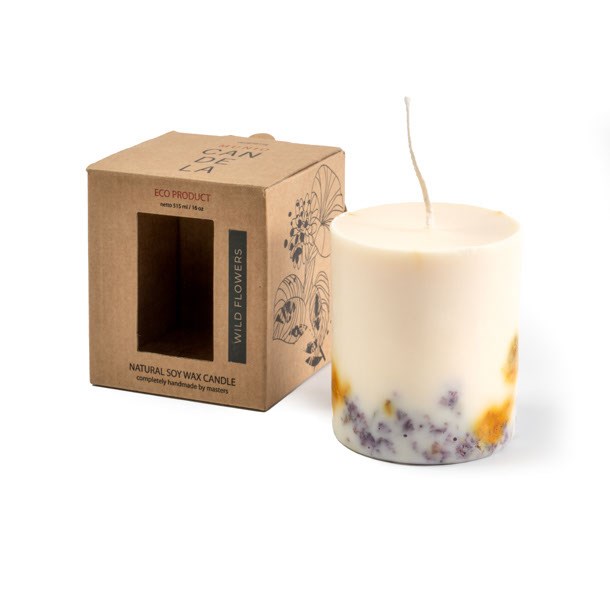 Bougie parfumée fleurs sauvages Nature & Découvertes