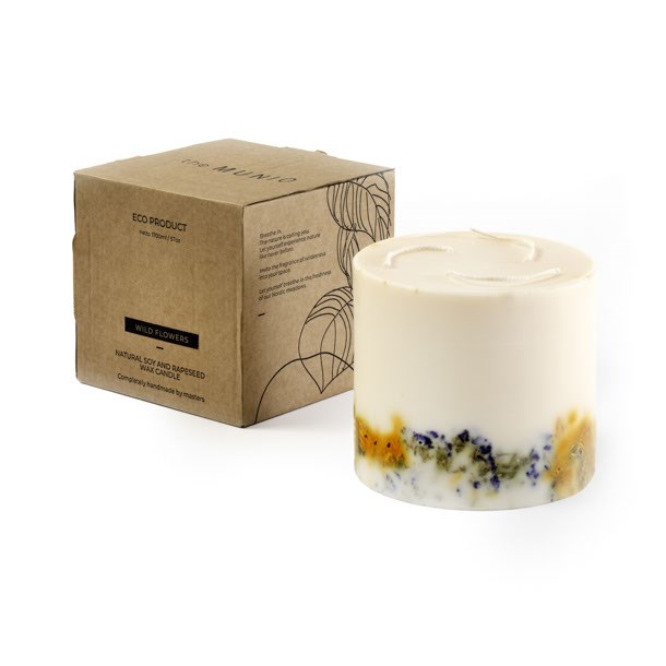 Bougie parfumée fleurs sauvages Nature & Découvertes