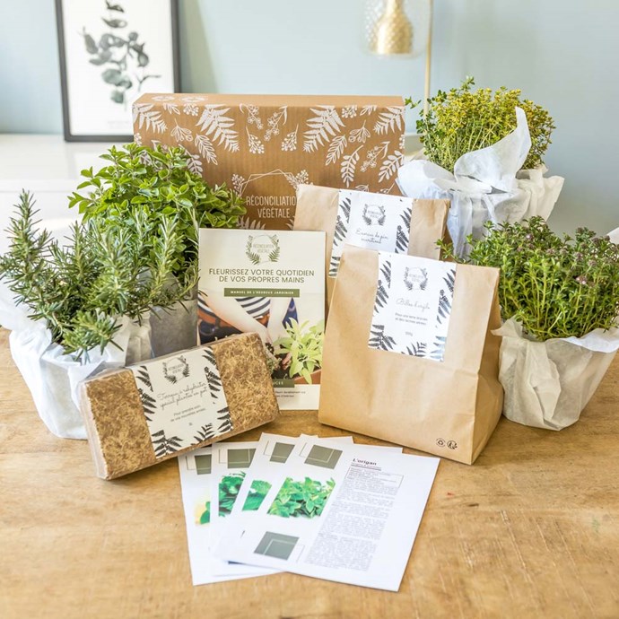 Kit de jardinage plantes aromatiques Nature & Découvertes