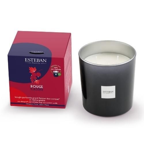 Bougie parfumée 450g rouge cassis Nature & Découvertes