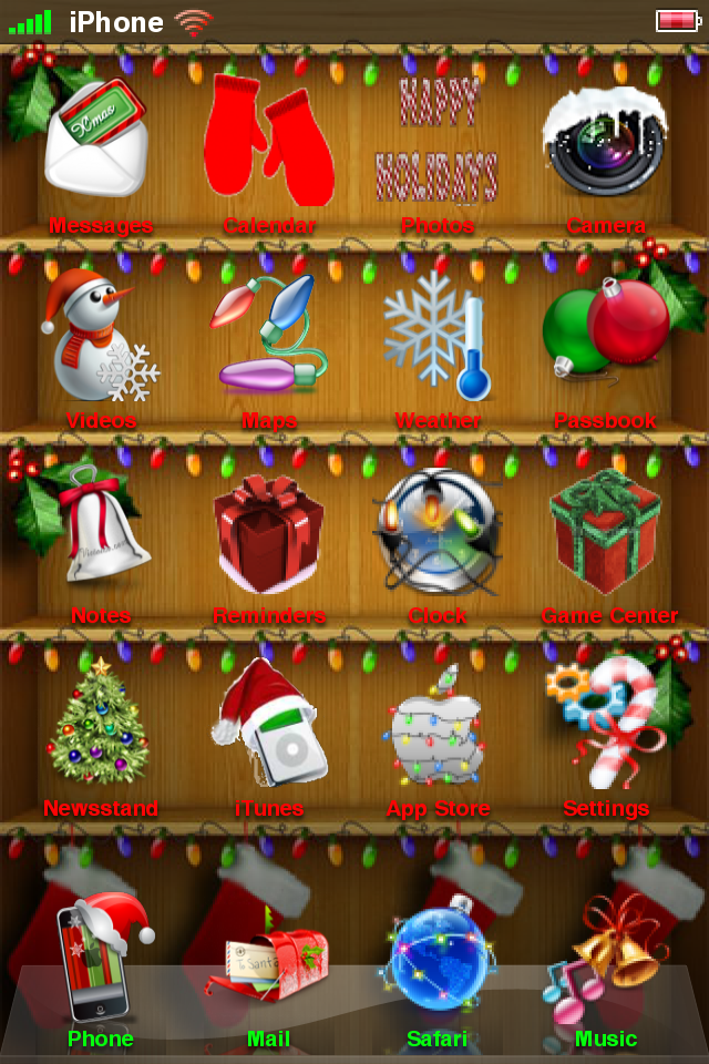 Cydia Christmas Background A Christmas Theme · Cydia