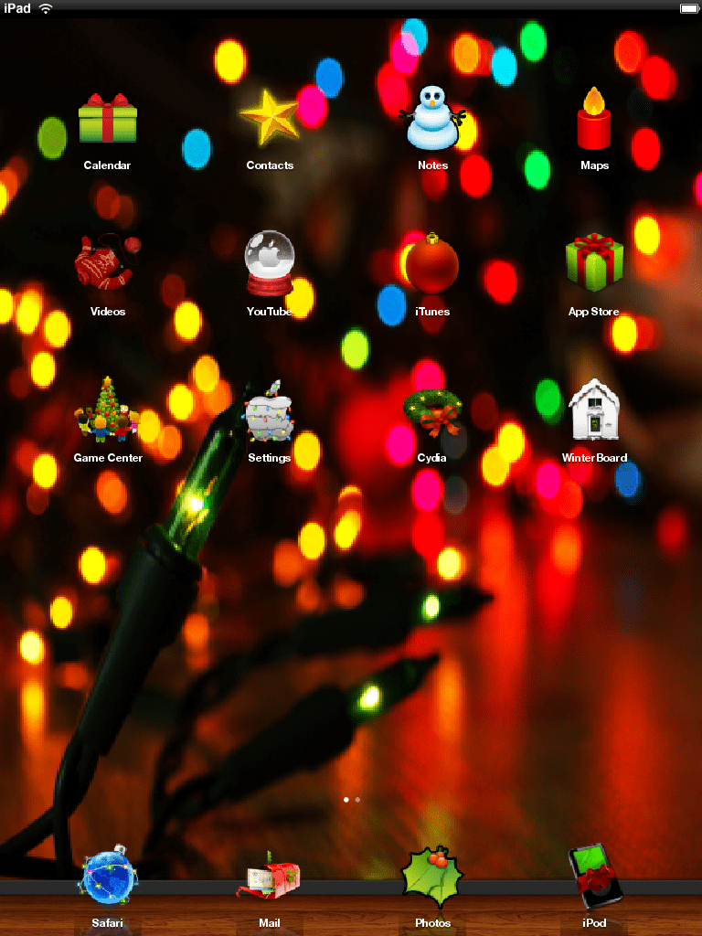 Cydia Christmas Background Christmas for iPad · Cydia