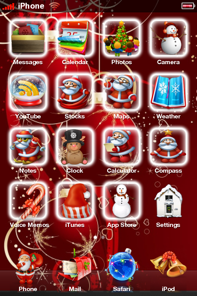 Cydia Christmas Background Merry Christmas Theme · Cydia