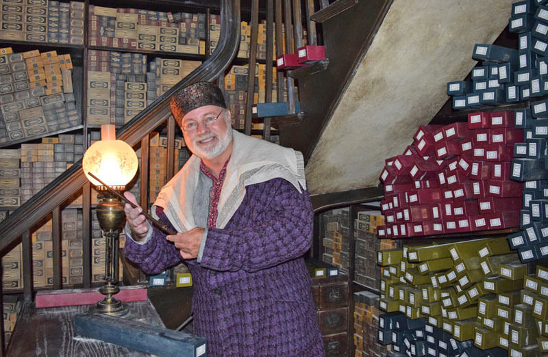 Fun With a Wizarding World Wand at Universal Hollywood