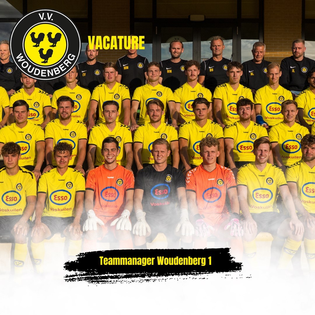 Vacature: Teammanager Woudenberg 1 – v.v. Woudenberg