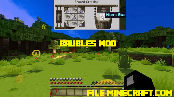 Baubles Mod 1.8/1.7.10/1.7.2/1.6.4 World of Minecraft