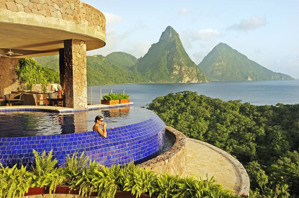 Jade Mountain Anse Resort at St. Lucia in the Carribean SENATUS