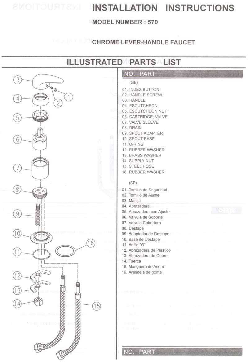 Jeffco Fixture 570 Installation Instructions