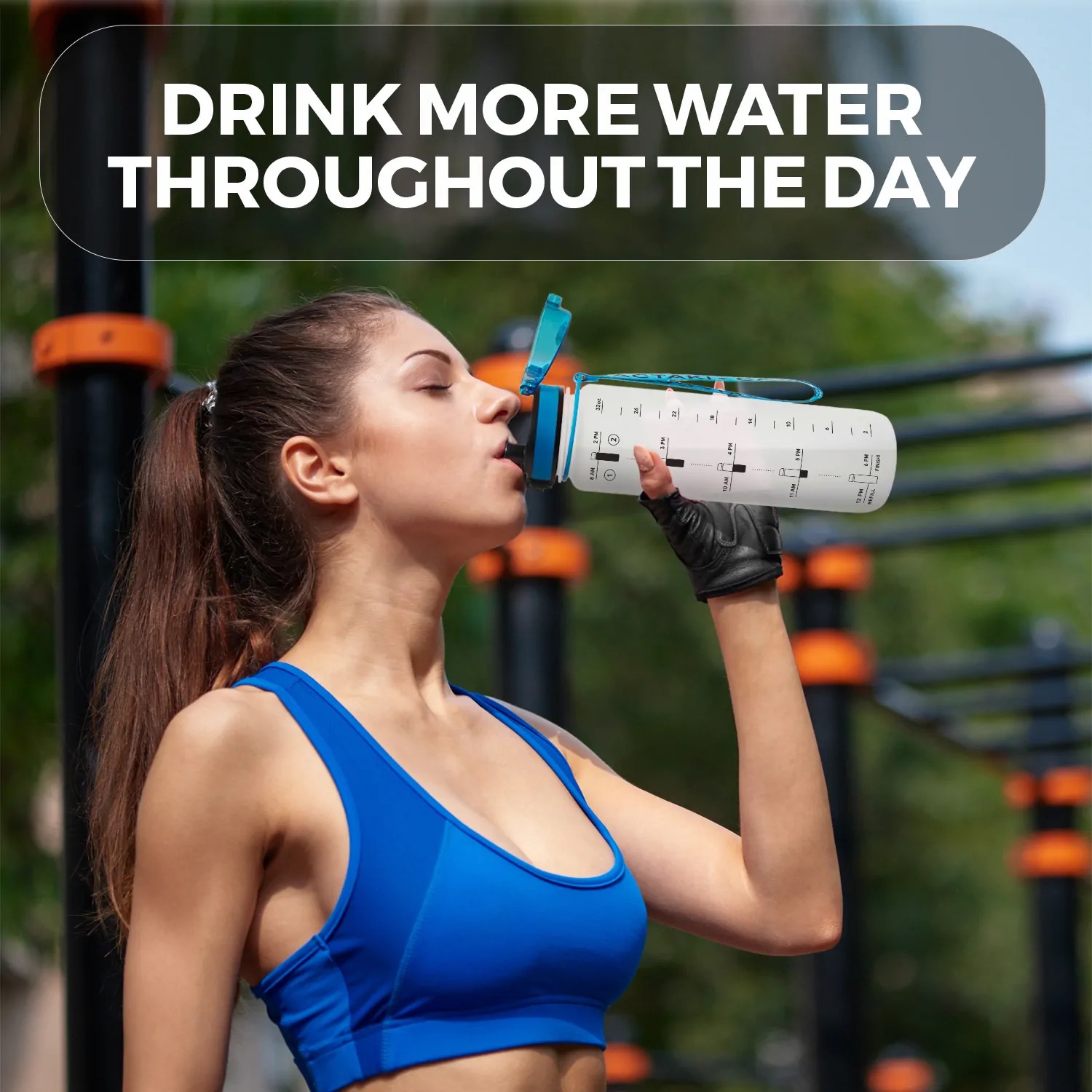 Cactaki Time Marked Water Bottles