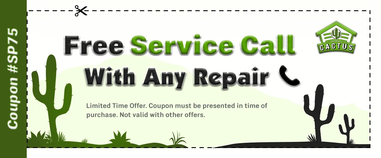 Coupons Cactus Garage Door Repair