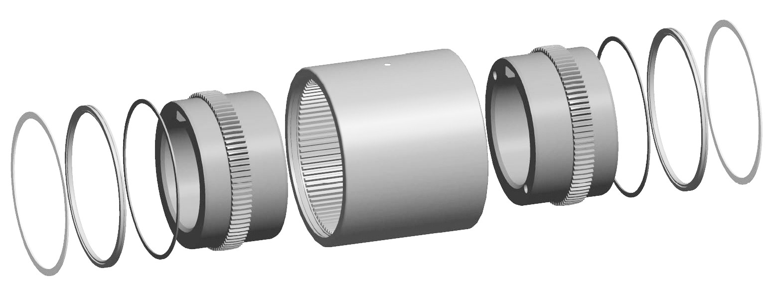 Part Number 697904330410, HercuFlex CX Continuous Coupling Sleeves