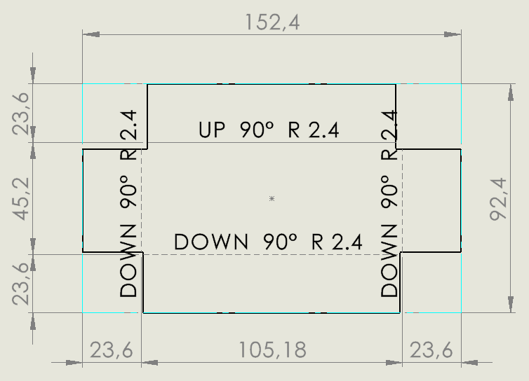 Add dimensions to bend lines in flat patterns automatically CAD Booster