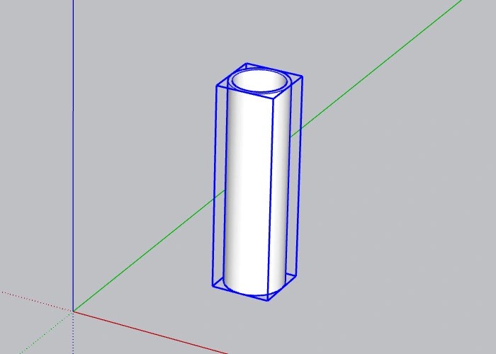 How to make pipe in SketchUp? DBS