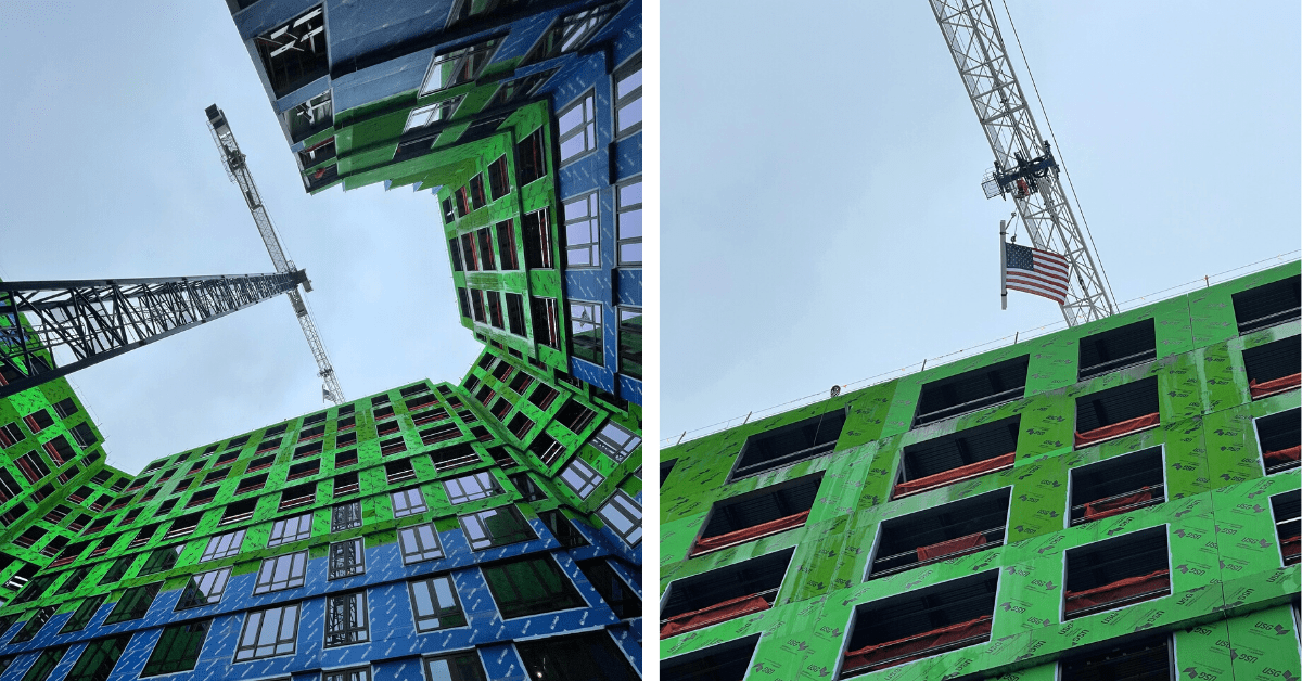 DJM Celebrates Topping Out of 55 Union Street in Newark