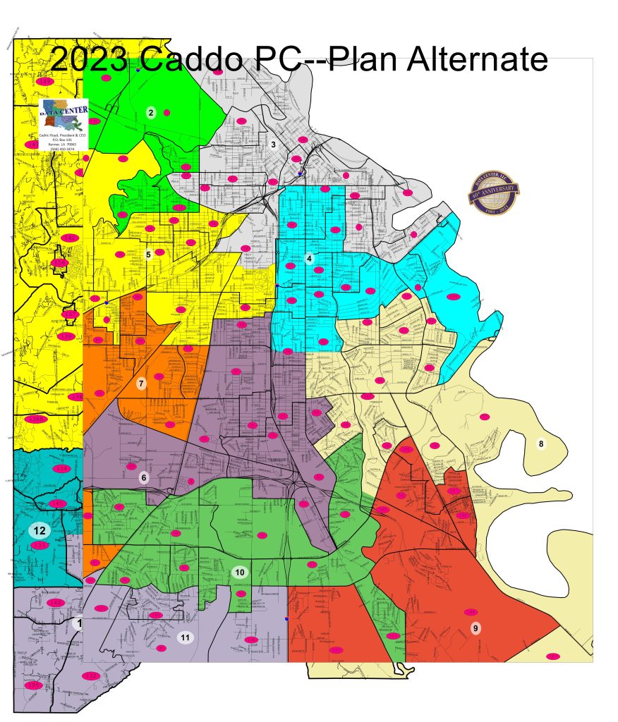 Caddo Parish Commission Redistricting Process Parish of Caddo