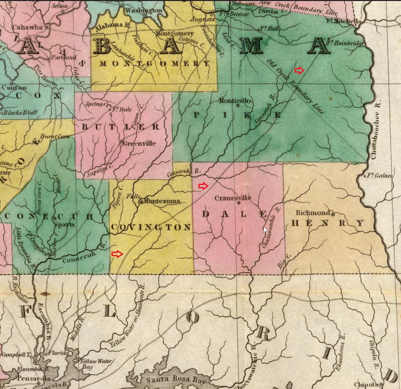 American Auto TrailMontgomery and Eufaula Railroad (Union Springs to