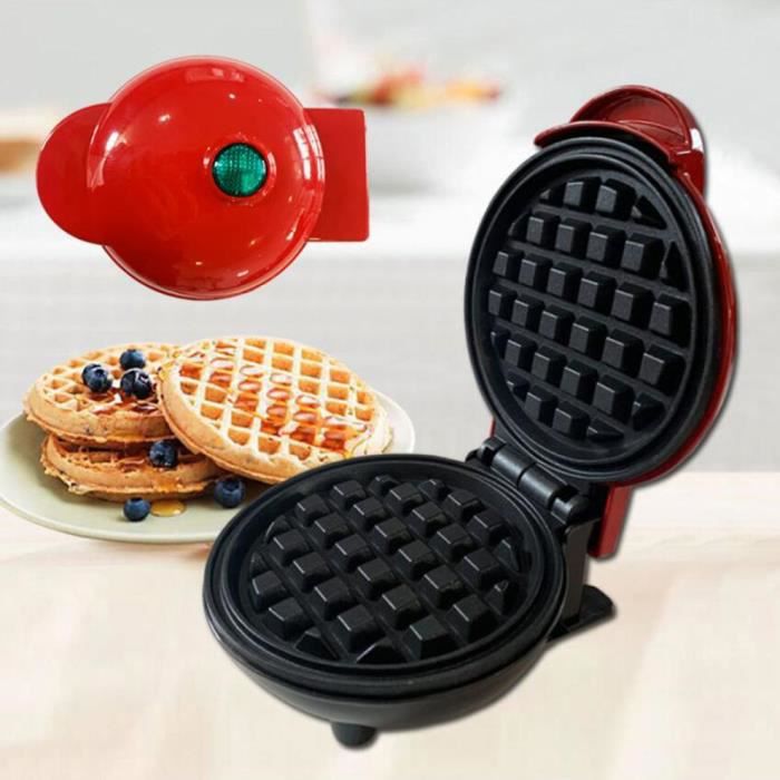 Mini Gaufrier Rond Electrique Croquemonsieur Cadeau Pour Famille