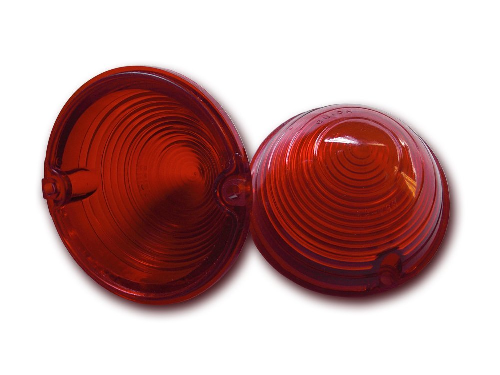 1958 VINTAGE RED TAIL LIGHT LENS PAIR 1958 Cadillac Tail Light Lens