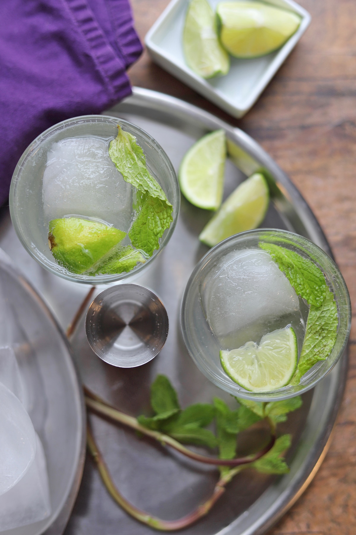The perfect gin and tonic (with lime and mint) Cadry's Kitchen