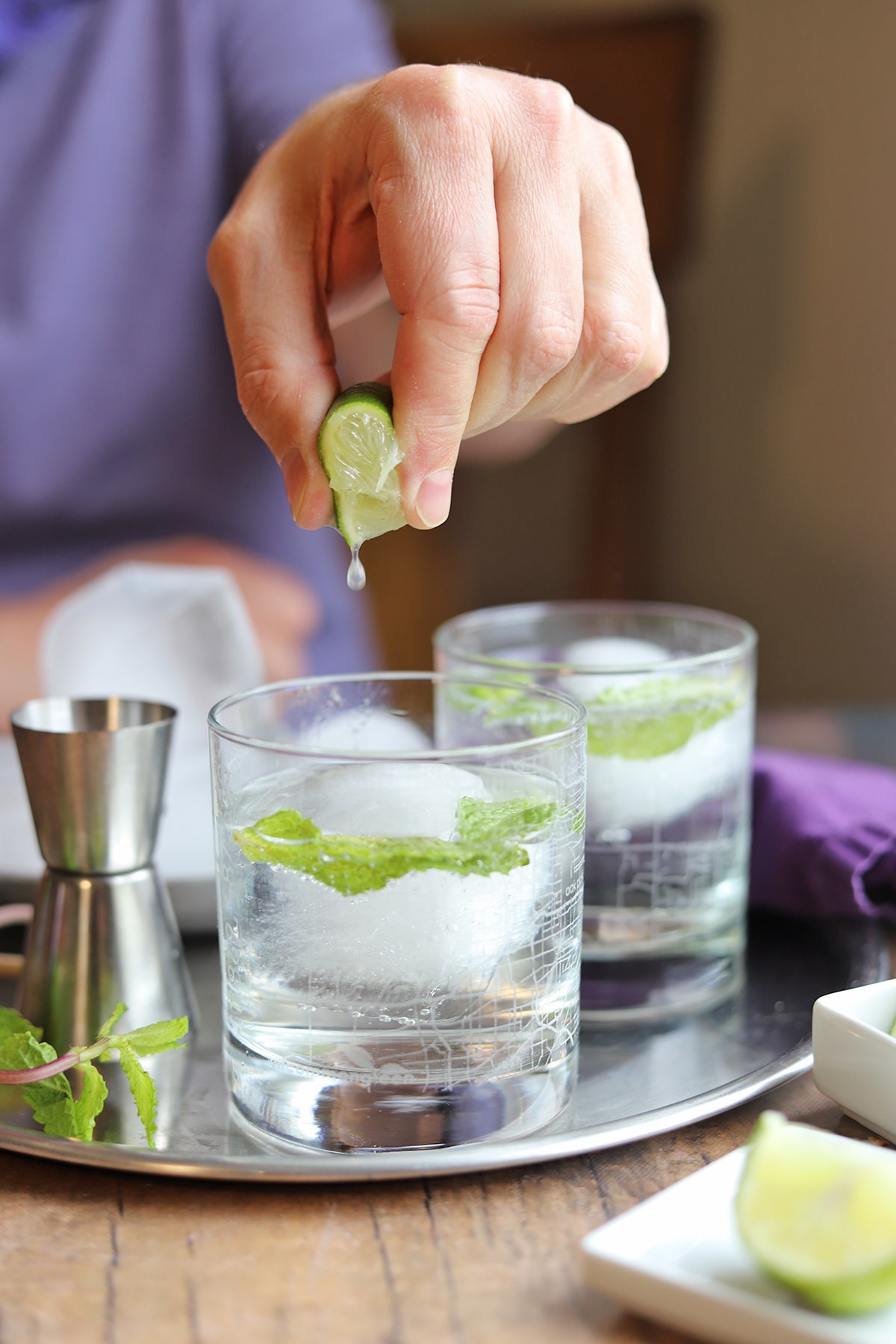 The perfect gin and tonic (with lime and mint) Cadry's Kitchen