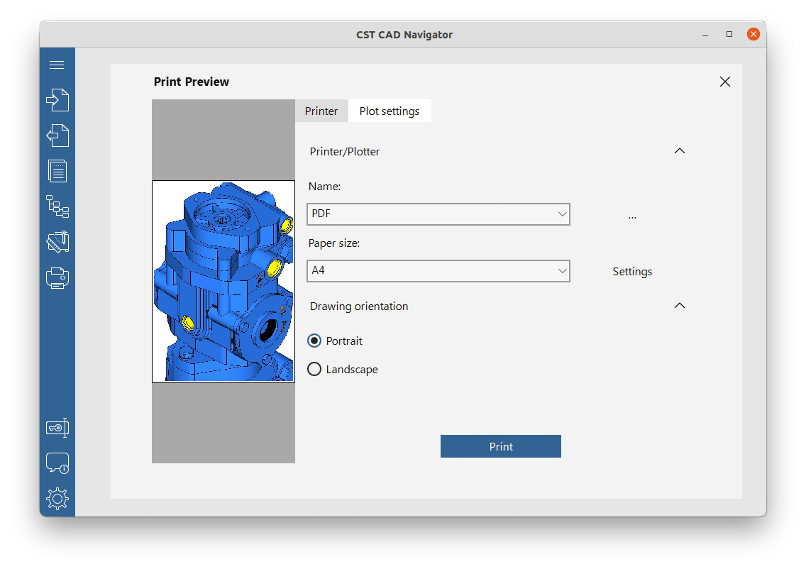 DWG Viewer for Linux CST CAD Navigator CADSoftTools