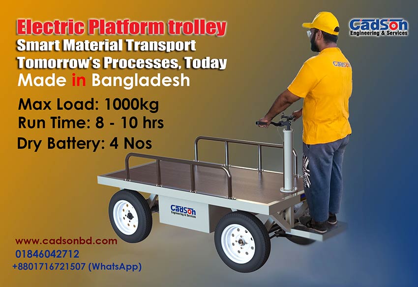 Electric Platform Trolley Cadson Engineering & Services