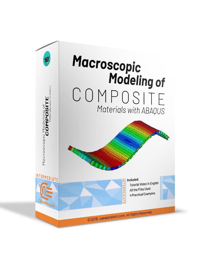 Macroscopic modeling of composite material with ABAQUS CAE Assistant