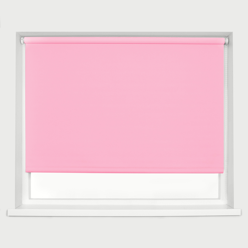Pink Blackout Roller Blind Caecus Blinds