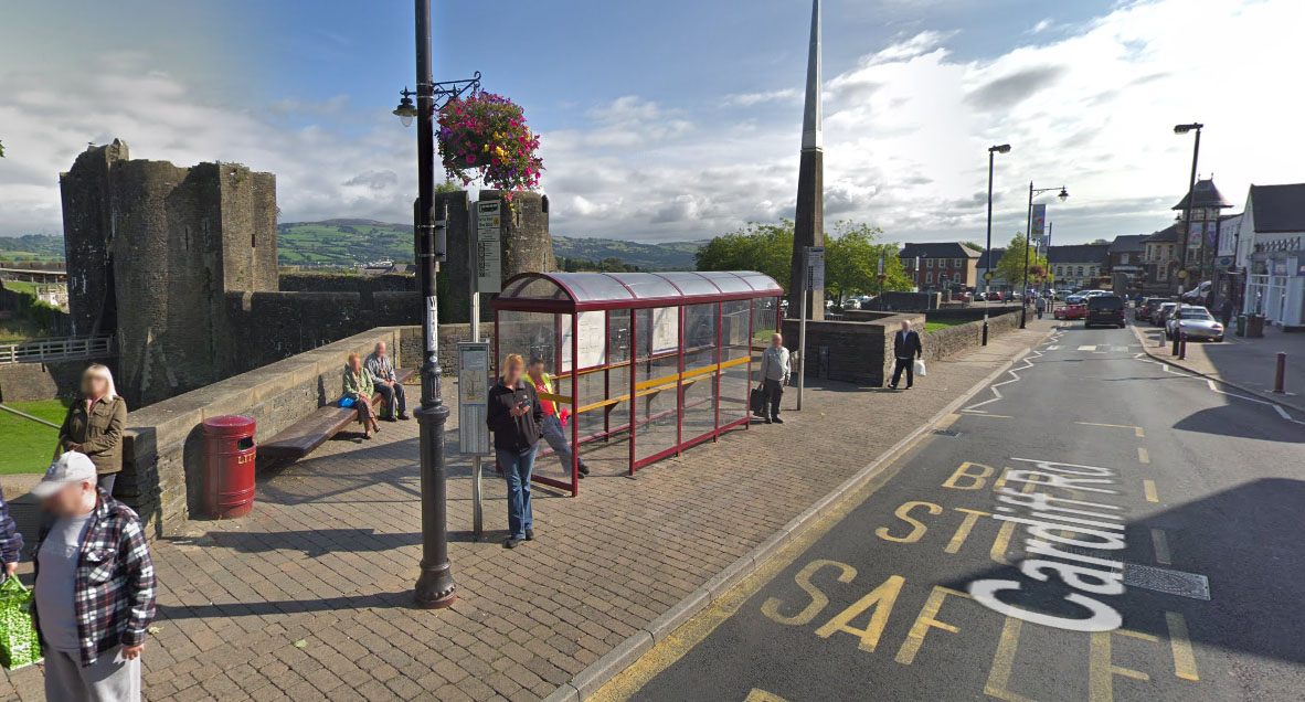 Appeal after assault in Caerphilly town centre