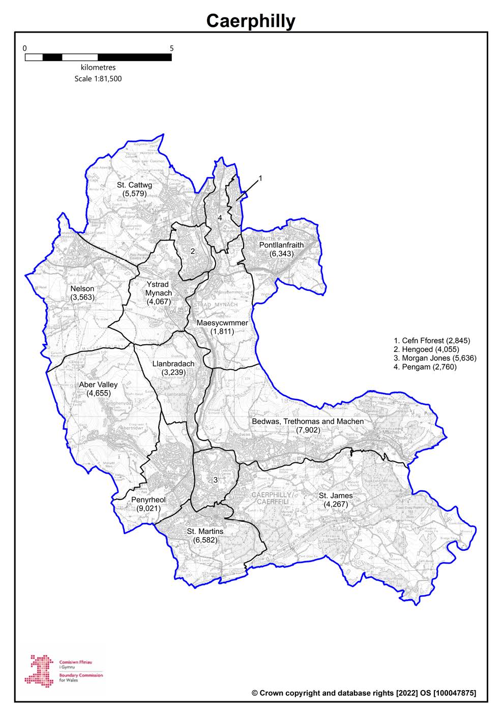 Parliamentary boundaries changes in Caerphilly County Borough