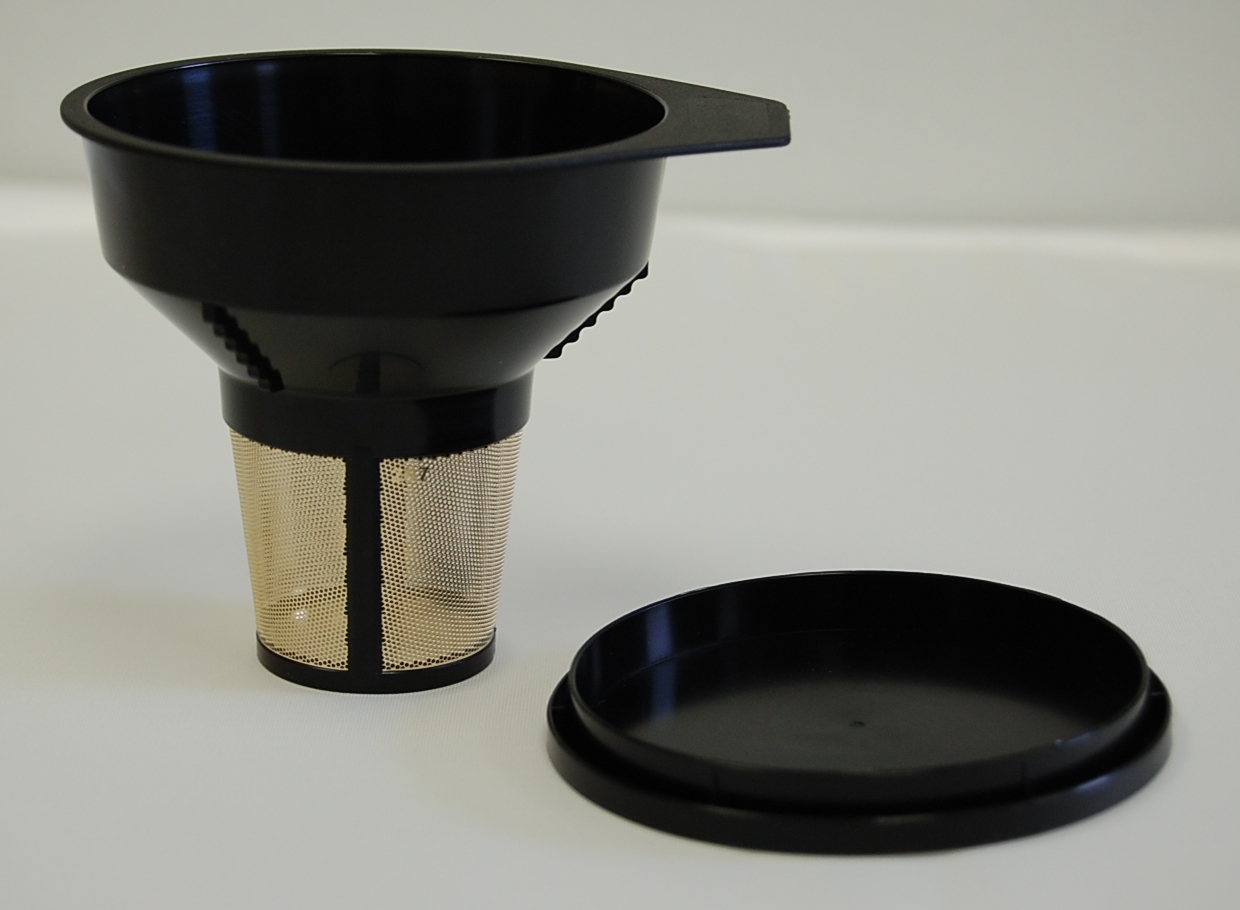 Single Cup Tea Infuser Permanent Tea Infuser with Golden Foil Filter