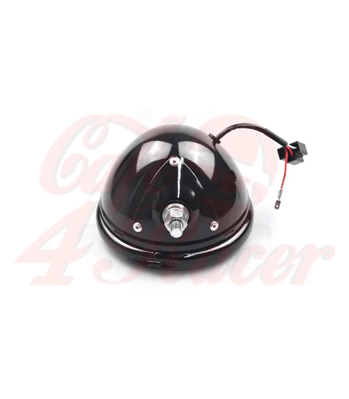 53/4 5.75" Headlight housing black bottom mount