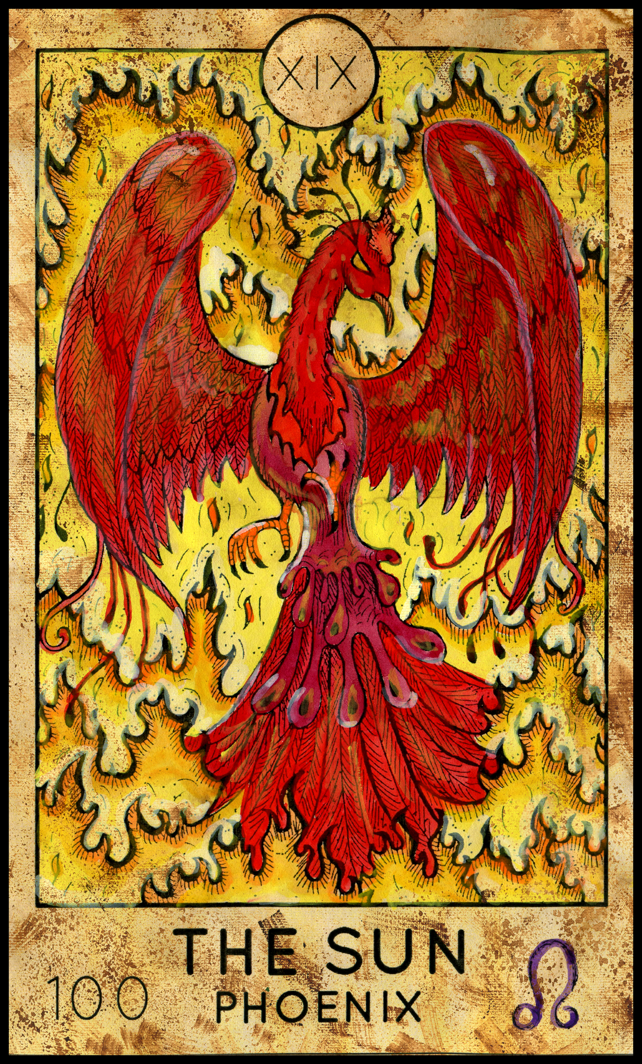 Tarot Oracle Answer The Sun (Fantasy Deck)
