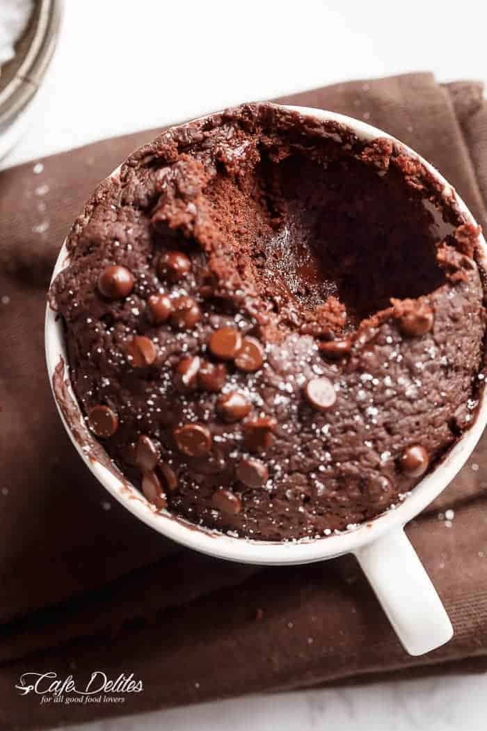 Low Fat Chocolate Mug Cake Cafe Delites