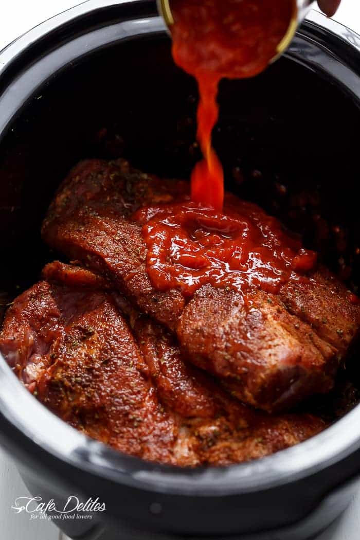 Crispy Slow Cooker Carnitas (Mexican Pulled Pork) Cafe Delites