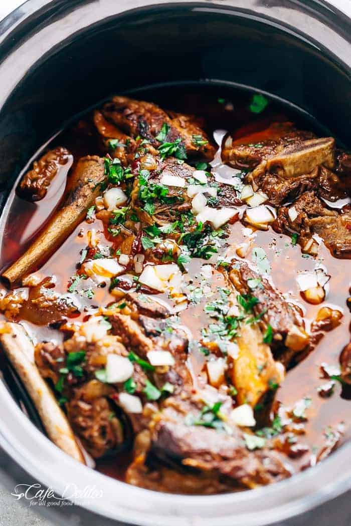 Slow Cooker Barbacoa Short Rib Tacos Cafe Delites