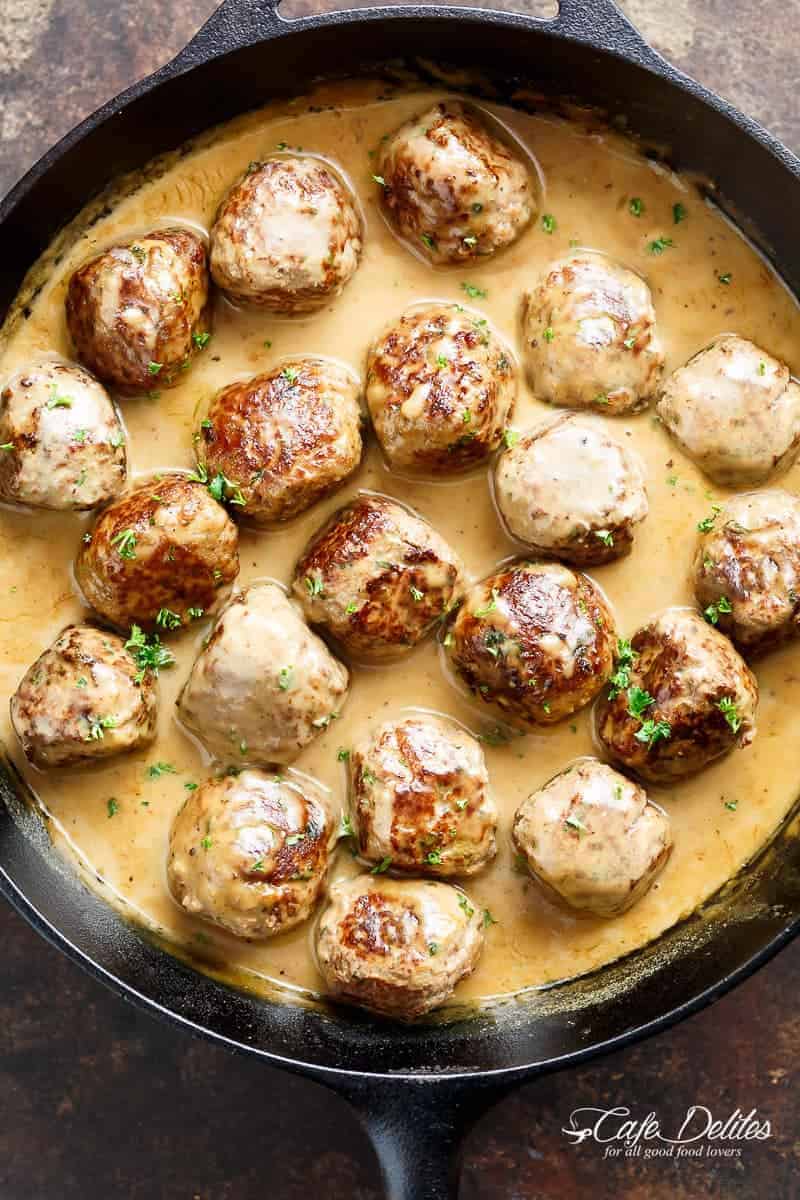 Swedish Meatballs Cafe Delites