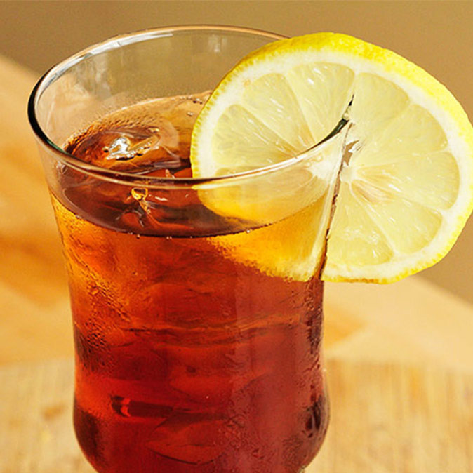 Iced Black Tea Cafe De Oro
