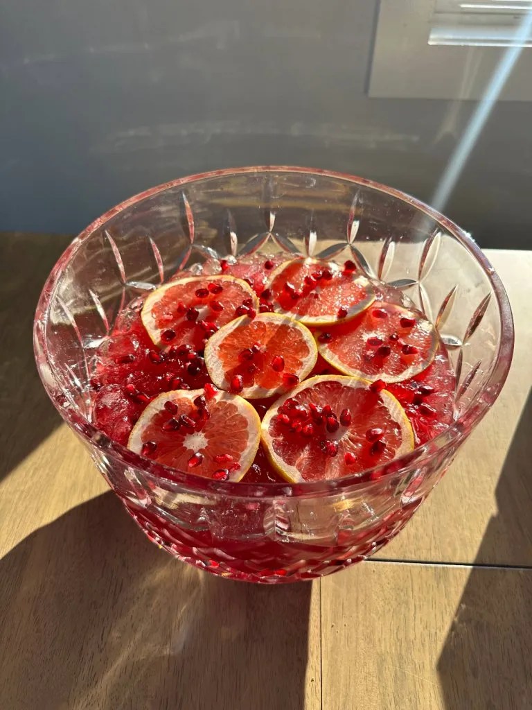 Campari Tequila Punch Bowl » CafeHailee