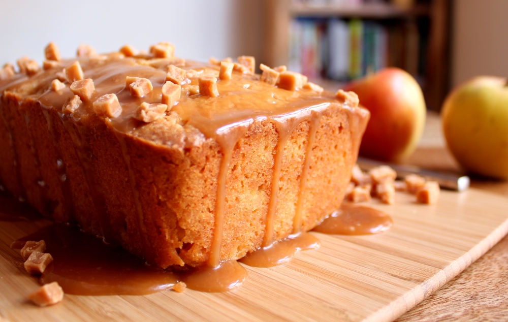 Caramel apple loaf cake Cafe Lula