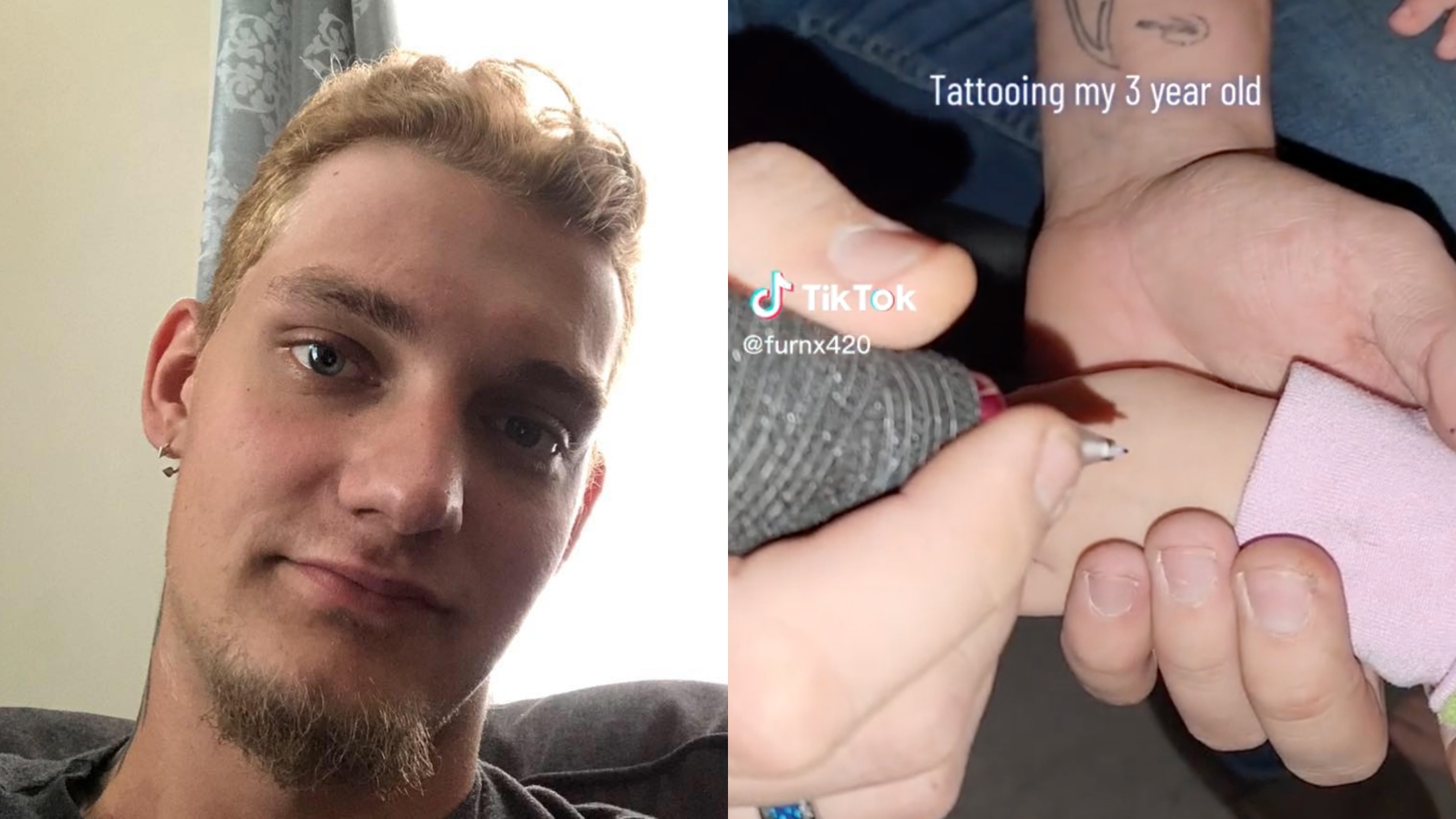 Dad Slammed on Social Media for 'Tattooing' His 3YearOld Daughter in