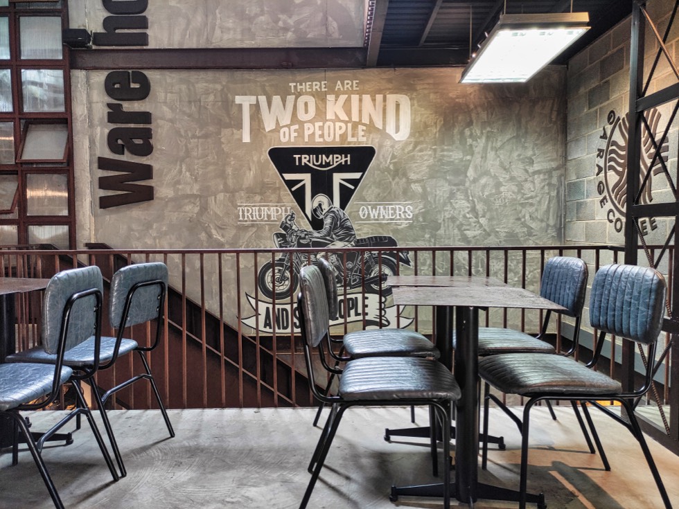 Garage Coffee Cafe Scene